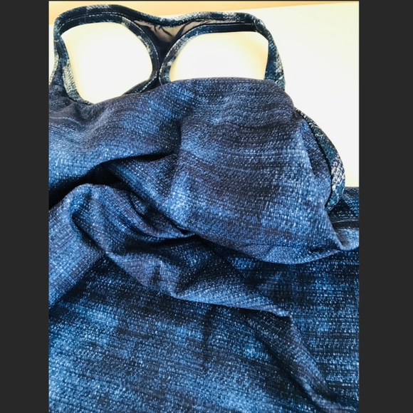 TYR Maui Taylor blue tank Top Tankini UPF 50+ size XS - Picture 4 of 5